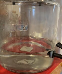 Anchor Hocking 2 Gallon Heritage Hill Beverage Dispenser with Lid (2 piece, all glass, dishwasher safe) Heritage Hill Jar Bev Dispenser 50 91B52LrySHL