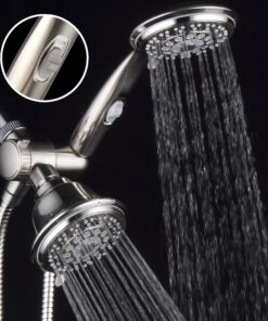 Hotel Spa 42-Setting Ultra-Luxury 3-Way Combo with ON/Off Pause Switch/Brushed Nickel 20 91B5xOdauoL