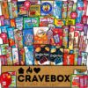 CRAVEBOX Snack Box Variety Pack Care Package (55 Count) Christmas Treats Gift Basket Boxes Pack Adults Kids Grandkids Guys Girls Women Men Boyfriend Candy Birthday Cookies Chips Teenage Mix College Student Food Sampler Office School 55ct 16 91B7XX9olL