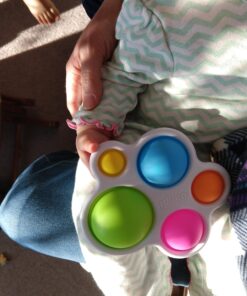 Fat Brain Toys Original Dimpl Brand Baby Toy, 1 piece Dots 31 91B9zg3sAWL
