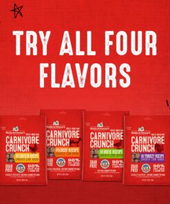Stella & Chewy's Freeze-Dried Raw Carnivore Crunch Cage-Free Duck Recipe Dog Treats – 3.25 oz. Bag 3.25 Ounce (Pack of 1) 27 91BB3J3T2gL