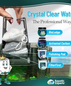 Aquatic Experts Aquarium Filter Floss for Fish Tank Filters - FilterFirst Aquarium Filter Pad - Aquarium Filter Media Roll for Crystal Clear Water, (12 Inch Wide, 72 Inch Long) 12 Inch Wide 32 91BEyf9CAYL