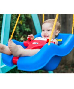 Little Tikes Snug 'n Secure Blue Swing with Adjustable Straps, 2-in-1 for Baby and Toddlers Ages 9 Months - 4 Years 17 91BF6lQ9bAL