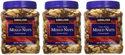 Kirkland Signature VVhZbL Fancy Mixed Nuts, 40 Ounce (3 Pack)