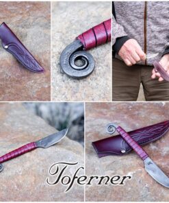 Toferner Original Gift - Letter Opener - Hand Forged Knife- Sports- Hand Made Genuine Leather Case- Hardened Blade - Vintage– Art Collection- Antiquity- Great Gift Idea 16 91BMBec jfL