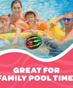 Watermelon Ball The Original Pool Toys for Kids Ages 8-12 - 6.5 inch Pool Ball for Teens, Adults, Family - Pool Games, Pool Toys, Fun Swimming Pool Games, Water Football, Diving and Beach Ball Play 19 91BMIVOkxTL