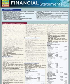 Financial Statements (Quick Study Business) Cards 7 91BNScTB82L