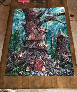 SUNSOUT INC - Forest Gnomes - 1000 pc Large Pieces Jigsaw Puzzle by Artist: Jeff Tift - Finished Size 27" x 35" - MPN# 36510 21 91BPlKdsO7L
