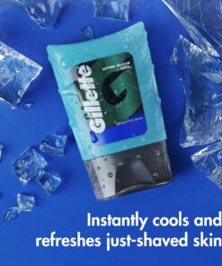 Gillette After Shave Gel for Men, Aftershave for Men, After Shave Lotion for Men, Calms, Soothes and Refreshes Sensitive Skin, Light Fragrance, 2.5 oz, Pack of 6, After Shave Cologne Men, Aftershave 17 91BQnplT6sL