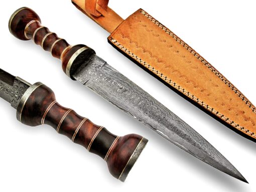 Poshland REG-M-22 Custom Handmade Damascus Steel- 15.1" Inches Hunting Knife. (RAM-22) RAM-22