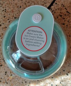 DASH Everyday Ice Cream Maker for Gelato, Sorbet, Frozen Yogurt + Ice Pops, with Mixing Bowl & Ice Pop Molds + Recipe Book, 1 Quart - Aqua 13 91BSkOARJYL