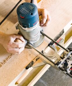 BOSCH RA1054 Deluxe Router Edge Guide with Dust Extraction Hood & Vacuum Hose Adapter 34 91BStDVtngL