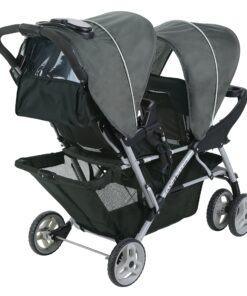 Graco DuoGlider Double Stroller | Lightweight Double Stroller with Tandem Seating, Glacier 45 91BXX8JC5EL