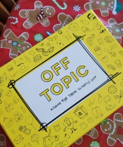 OFF TOPIC Party Game for Adults - Fun Adult Board Games for Groups of 2-8 Players - Hilarious Game Night Card Game for Friends, Family & More Yellow 43 91BYSvgMn L