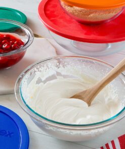 Alternative view of Pyrex Smart Essentials 6-Piece Glass Mixing Bowl Set,1.5 quarts 6 piece set