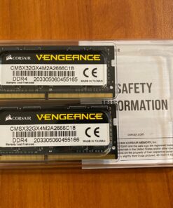 Corsair Vengeance Performance Memory Kit 32GB DDR4 2666MHz CL18 Unbuffered SODIMM (2x16GB) 2666Mhz C18 (2 x 16GB) 41 91Bhm02IUdL