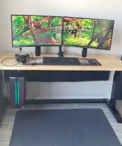 VIVO Adjustable Under Desk and Wall PC Mount, Computer Case CPU Holder with Swivel Action and Secure Locking, Black, MOUNT-PC01 86 91BjH5DeiVL