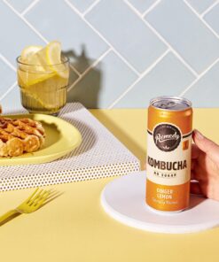 Remedy Kombucha Tea Organic Drink - Sugar Free, Keto, Vegan, Non-GMO, Gluten Free & Low Calorie - Sparkling Live Beverage w/ Gut Health & Probiotic Like Benefits - Ginger Lemon - 8.5 Fl Oz Can, 24-Pack 8.5 Fl Oz (Pack of 24) 17 91Blan1cwFL