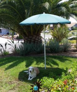 ONIVA - a Picnic Time Brand Outdoor Canopy Sunshade Beach Umbrella 5.5' - Small Patio Umbrella - Beach Chair Umbrella, (Hunter Green) Hunter Green 45 91Bo249k1GL