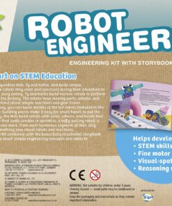Thames & Kosmos Kids First Robot Engineer Kit and Storybook Robot Engineer (with plastic storage bin) 35 91BqqVLNtwL