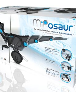 WowWee Miposaur: Interactive Dinosaur Robot Toy, Ages 8+, No Assembly Required 38 91Brc GhArL