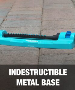 Aqua Joe SJI-OMS16 Indestructible Metal Base Oscillating Sprinkler with Adjustable Spray, 3600-Square Foot Coverage 3600 - Square Foot Coverage 19 91Buhng3W7L