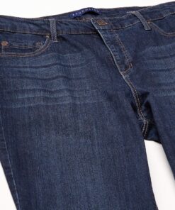 Bandolino Women's Plus Size Mandie Signature Fit 5 High Rise Jean 18 Short Greenwich 9 91BvBmXaqcL