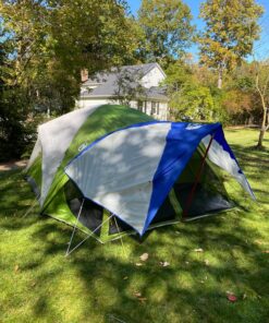 Coleman Evanston Screened Camping Tent, 6/8 Person Weatherproof Tent with Roomy Interior Includes Rainfly, Carry Bag, Easy Setup and Screened-In Porch 8-person Dome Tent 48 91BxDQdJ4bL