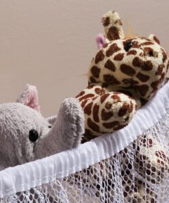 Handy Laundry Jumbo Toy Hammock, Organize Stuffed Animals or Children's Toys, Looks Great with Any Decor While neatly organizing Kid's Toys and Stuffed Animals, Expands to 5.5 feet, White 23 91BxPe5BN7L