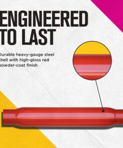 Thrush Glasspack Deep Performance Tone Inlet 2.25 Pipe Connection Outlet 2.25 Pipe 14 91BxU3SgMwL