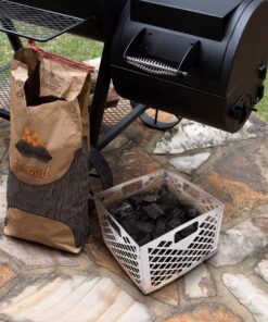 Oklahoma Joe's 5279338P04 Stainless Steel Offset Smoker Charcoal Firebox Basket, Silver 21 91C0ZEXLlrL