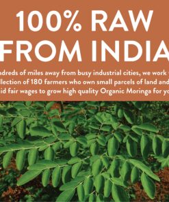 FGO Organic Moringa Oleifera Leaf Powder, 100% Raw from India, 16oz (Pack of 1) 1 Pound (Pack of 1) 21 91C3s11d0lL