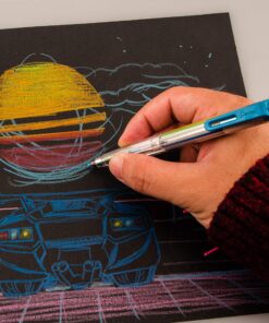 Pentel Arts 8 Color Automatic Pencil, Assorted Accent Clip Colors, 1 Pencil (PH158) 24 91C5Y9ubTL