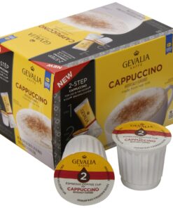 Gevalia Kaffe, 2-Step K-Cup & Froth Packets, (Cappuccino Espresso), 6 Count (Pack of 3) 10 91CA8Ceom8L