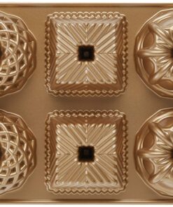 Nordicware 3.5 Cup Geo Bundtlette Pan 14 91CMMd00NWL