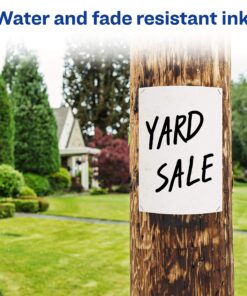 Avery Large Black Permanent Marker with Thick Chisel Tip for Calligraphy, Fabric, Desk Work, Pack of 12 (08888) 12 91COwH3nmIL