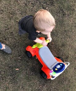 Fisher-Price Laugh & Learn 3-In-1 Smart Car, Baby Walker & Toddler Ride-On Toy with Smart Stages Learning Content for Ages 9+ Months Standard 43 91CPx499FML