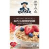 Quaker Instant Oatmeal Maple Brown Sugar, Breakfast Cereal, 10-Packet Boxes (Pack of 4) 79 91CV8A4cqL