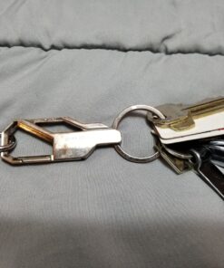 HUNGER Car Business Keychain Key Ring for Men, Small, Black 22 91CWcerRnNL