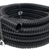 Sealproof 1" Dia. Corrugated Pond Tubing 1-Inch ID, 20 FT Length, Black PVC Kinkproof Strong Flex Tubing Made in USA 38 91CcghdZqgL