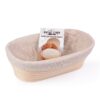 (10x6 inch) Oval Proofing Basket Set by Bread Story Oval Brotform Handmade Unbleached Natural Cane Bread Baking Kit with Cloth Liner Bread Baking e-book Course Discount Coupon 10"Wx6"L 20 91Ch71xOMZL