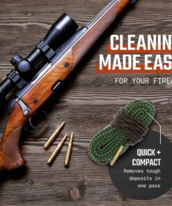 Ultimate Rifle Build Gun Snake - Reusable and Compact Gun Cleaning Rope .223, .22, 5.56mm 13 91Ci7jww7S