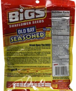 Bigs Old Bay Catch of the Day Seasoned Sunflower Seeds, 5.35 Ounce -- 12 per case 5 91Cj0VQr7hL