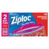 Ziploc Storage Bags with New Grip 'n Seal Technology, For Food, Sandwich, Organization and More, Smart Zipper Plus Seal, Quart, 3 pack, 150 count 25 91CjjISRVIL