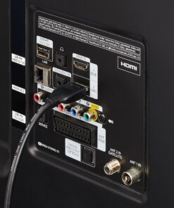 Amazon Basics High-Speed, 4K Ultra HD HDMI 2.0 Cable / Cord, 60 Hz, 2160p, 48 bit, 18 Gbps, 3D, male-to-male, 0.9m (2.9ft) for Laptop 1 Black 3 Feet 40 91CkAAgPdL