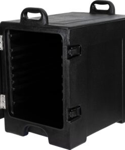 Carlisle FoodService Products Cateraide Plastic Insulated Food Container, Portable Food Warmer, Food Pan Carrier with Versatile Capacity for Parties, Catering, Buffets, 5 Full Pans, Black 24 91CkJ0697ZS