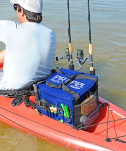 Shoreline Marine Propel Paddle Gear Ultimate Kayak Bag | Durable Water Resistant 1200 Denier Material | 2 Fishing Rod Holders | Heavy Duty Zipper | Lined Accessory Storage Compartment 15 91Cl ygUf9L