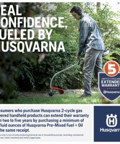 Husqvarna 350BT Gas Leaf Blower, 50.2-cc 2.1-HP 2-Cycle Backpack Leaf Blower with 692-CFM, 180-MPH, 21-N Powerful Clearing Performance and Ergonomic Harness System 24 91Cm6zOfGbL