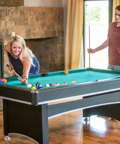Triumph Sports Phoenix 7’ Billiard Table with Table Tennis Conversion Top for a Game of Pool or an Action-Packed Table Tennis Game 43 91Cpi68ycHL