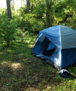 Pacific Pass 2/4/6 Person Family Dome Tent with Removable Rain Fly, Easy Setup for Camp Outdoor Navy Blue 4 Person 36 91CrkegtP5L